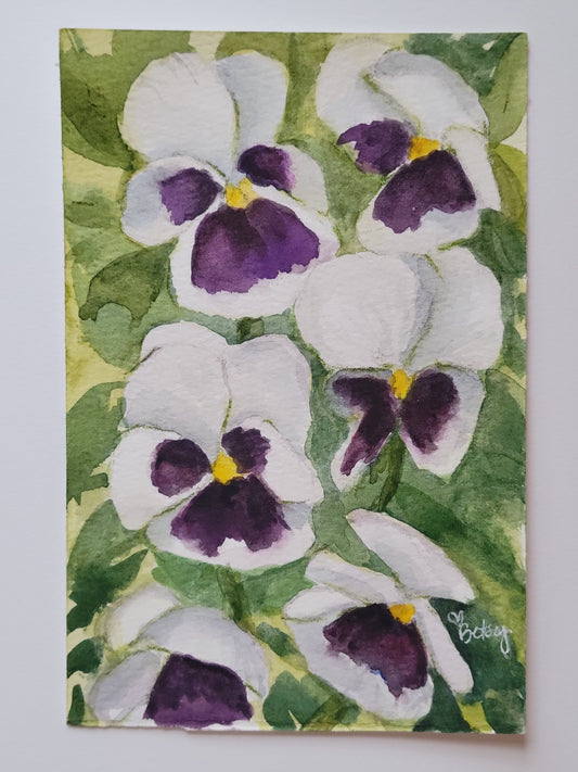 Wonky Pansies