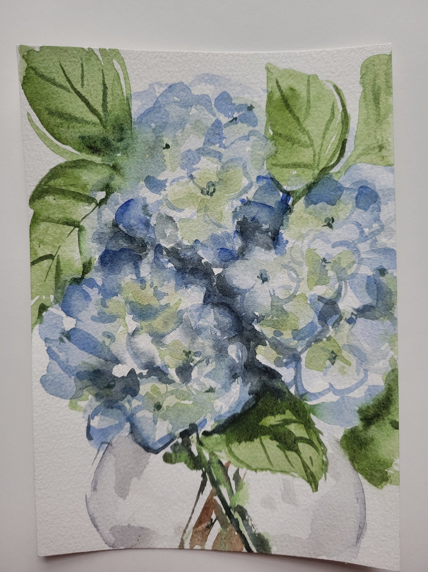 Blue Hydrangea Bunch