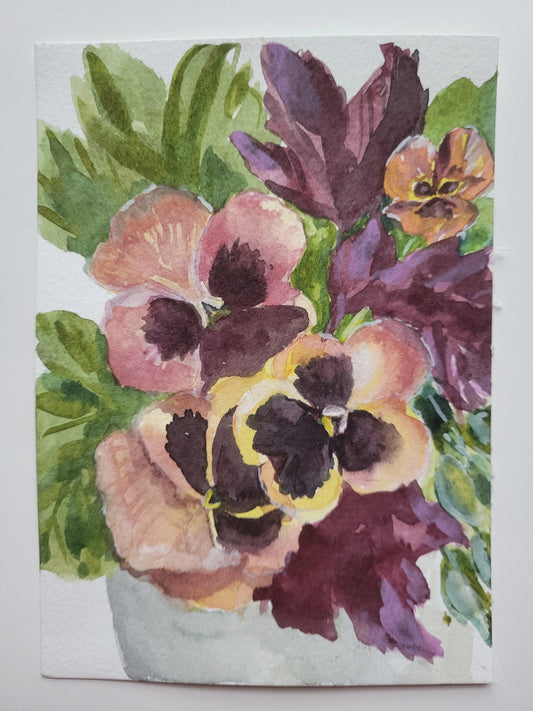 Plum Perfect Pansies