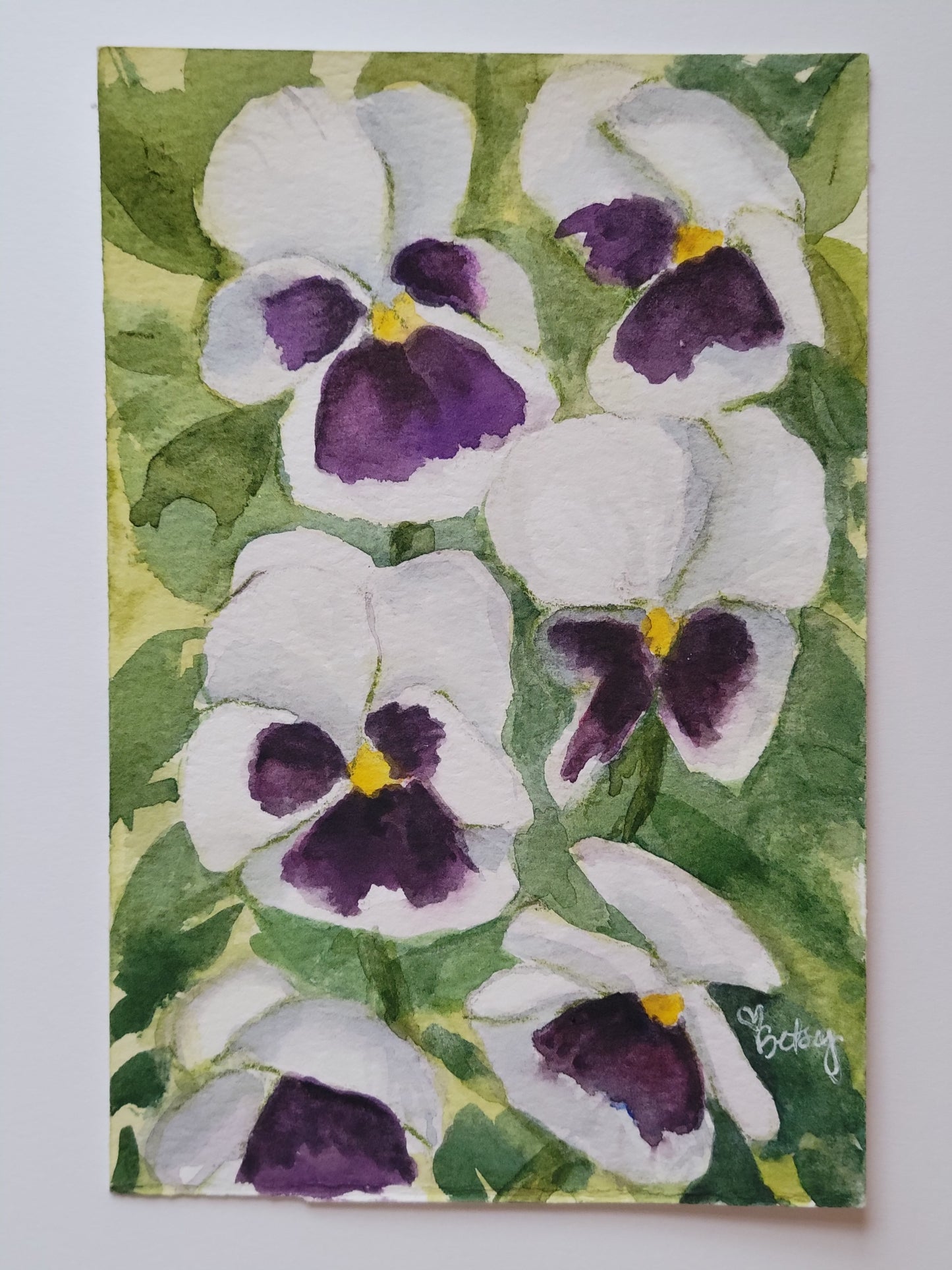 Wonky Pansies