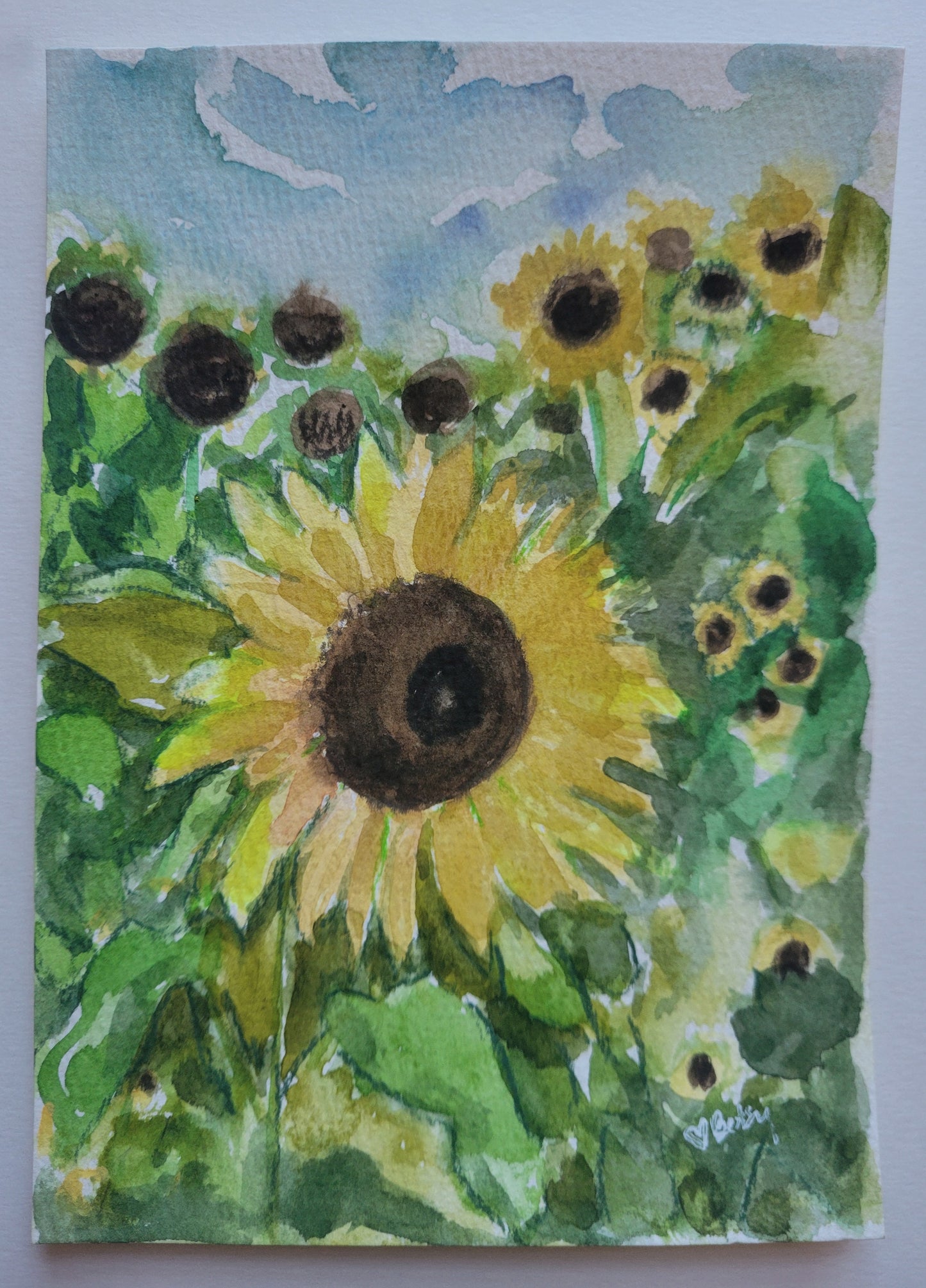 Very Tall Sunflowers